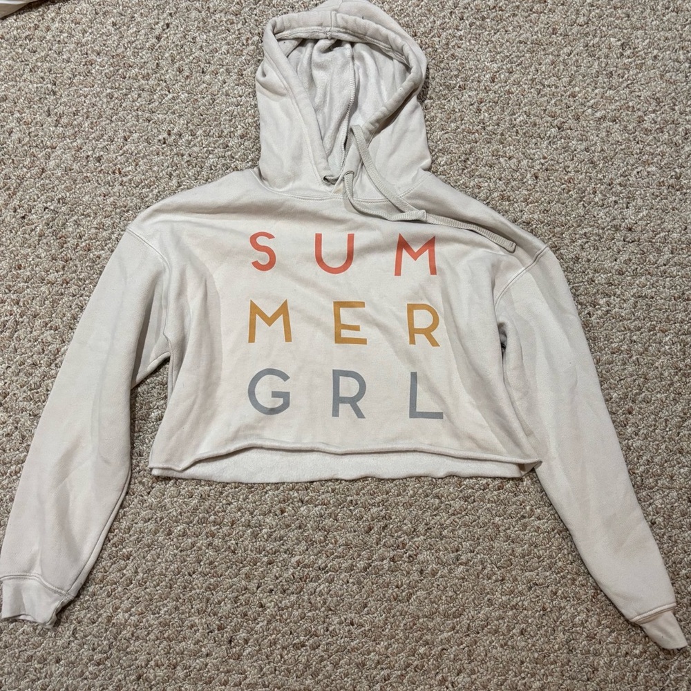 Summer GRL Cropped Hoodie